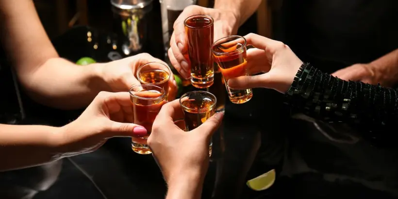 Tequila trinken